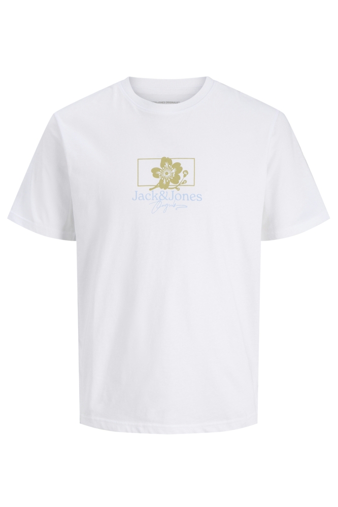 Jack & Jones witte heren t-shirt | Vooraanzicht