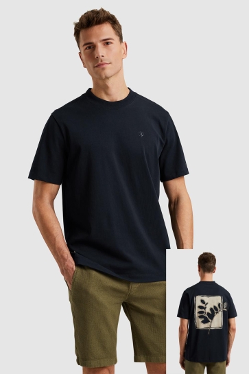 Cast Iron T-shirt T SHIRT MET BACKPRINT CTSS2505587 5287 DARK SAPPHIRE