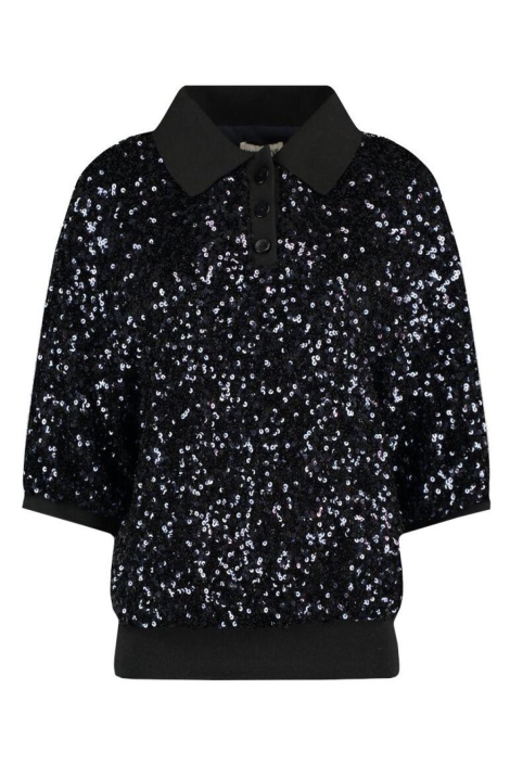 Harper & Yve blauwe dames t-shirt | Vooraanzicht