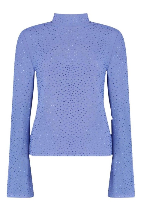 Harper & Yve blauwe dames t-shirt | Vooraanzicht
