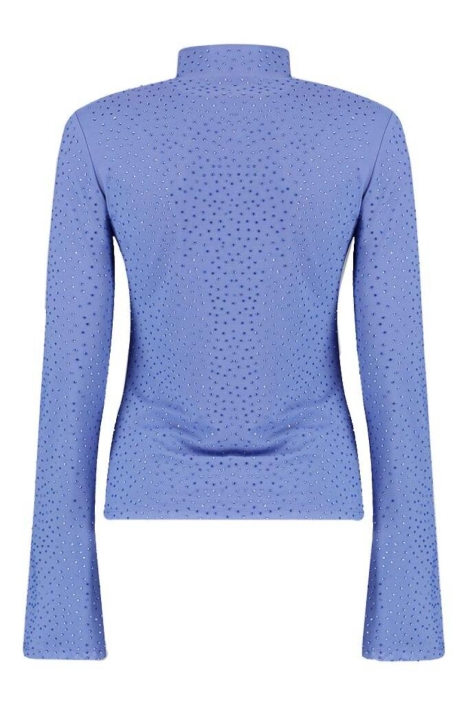 Harper & Yve blauwe dames t-shirt | Achteraanzicht