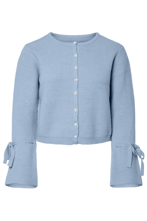 Pieces blauwe dames vest | Vooraanzicht