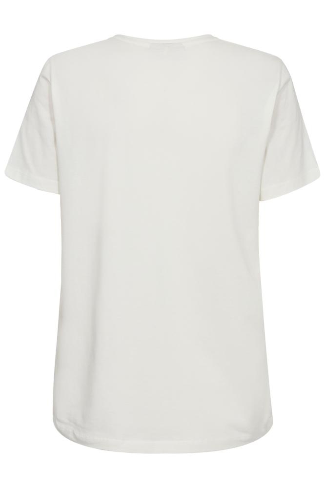 Freequent witte dames t-shirt | Achteraanzicht