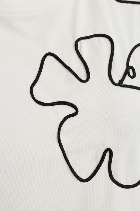 Freequent witte dames t-shirt | Close up