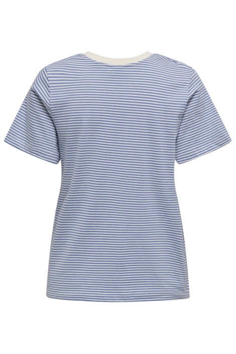 Jacqueline de Yong blauwe dames t-shirt | Achteraanzicht