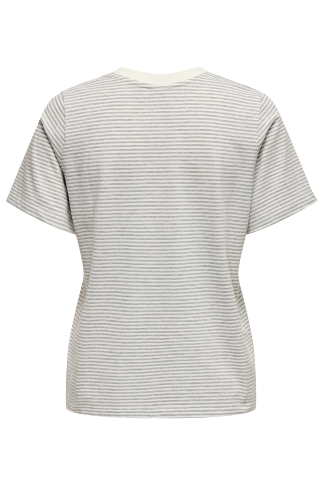 Jacqueline de Yong witte dames t-shirt | Achteraanzicht