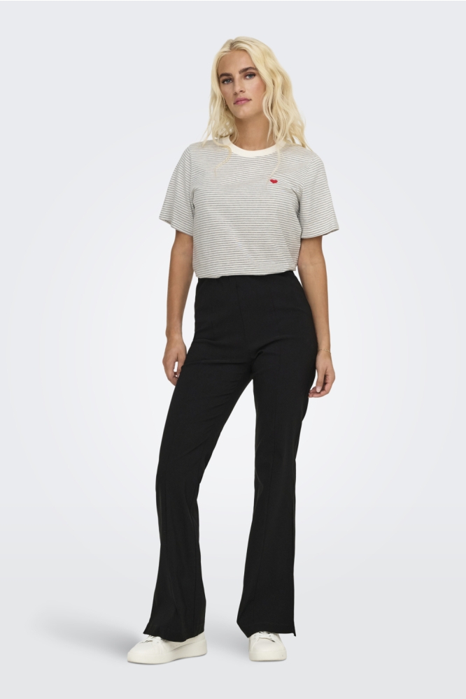 Jacqueline de Yong witte dames t-shirt | Model