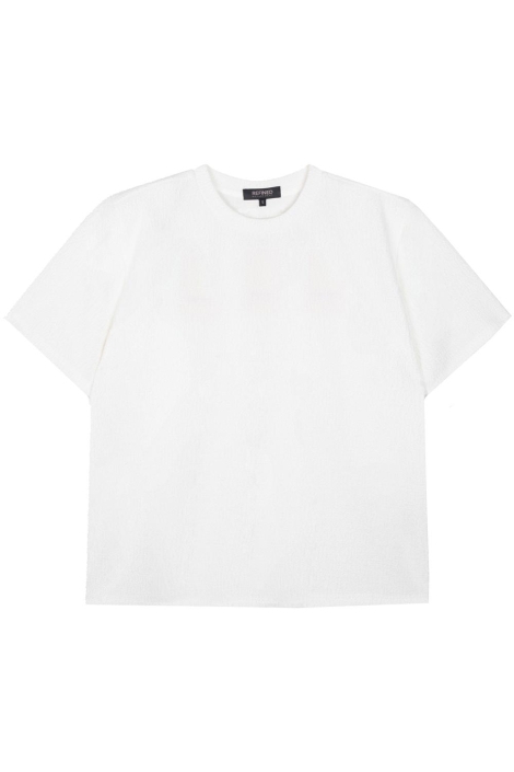 Refined Department beige dames t-shirt | Vooraanzicht