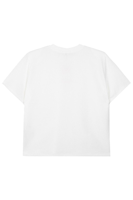 Refined Department beige dames t-shirt | Achteraanzicht