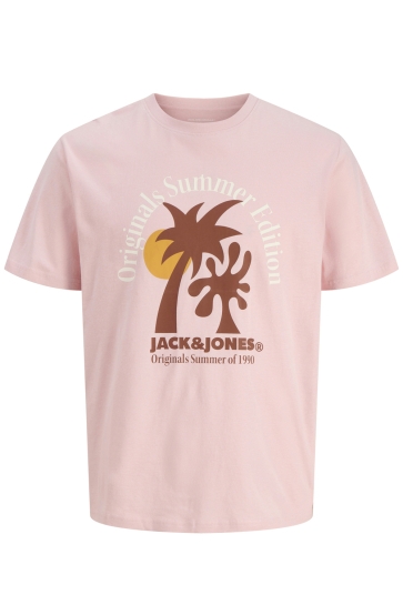Jack & Jones T-shirt JORDOWN TEE SS CREW NECK STYDSS25 12286110 Tickled Pink