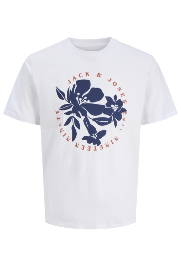Jack & Jones T-shirt JORDOWN TEE SS CREW NECK STYDSS25 12286110 Bright White