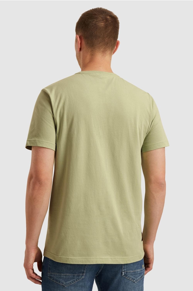 PME legend groene heren t-shirt | Model achteraanzicht
