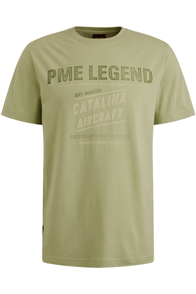 PME legend groene heren t-shirt | Vooraanzicht