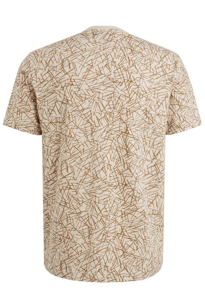 PME legend beige heren t-shirt | Achteraanzicht