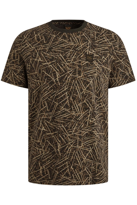 PME legend blauwe heren t-shirt | Vooraanzicht
