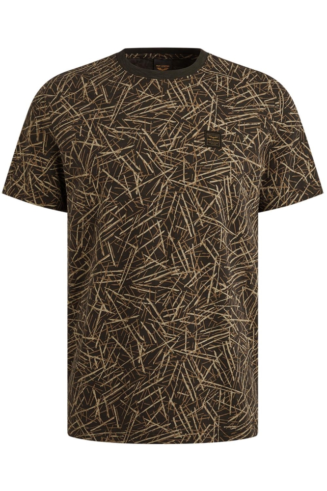 PME legend blauwe heren t-shirt | Vooraanzicht