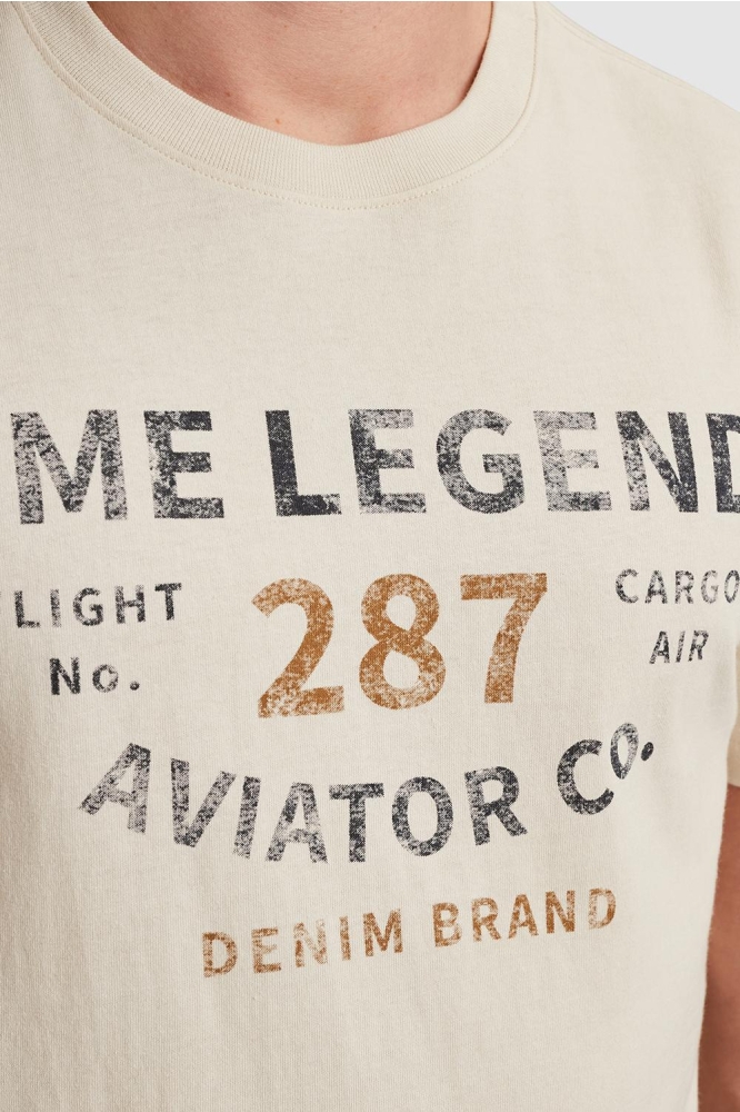 PME legend beige heren t-shirt | Kleurstaal
