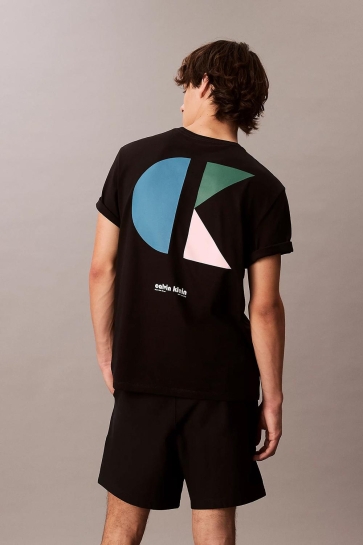 Calvin Klein T-shirt SS 20S CK BAUHAUS LO LV04RC827G UB1 BLACK