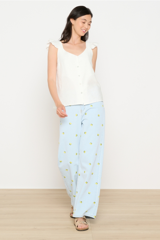 LolaLiza witte dames top | Model