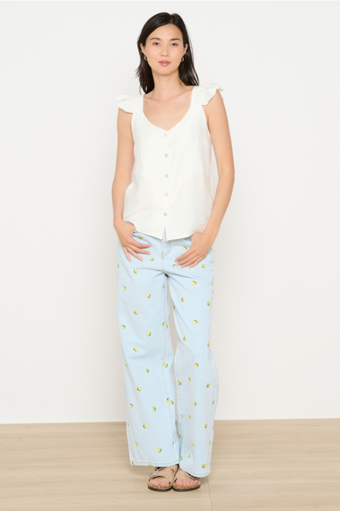 LolaLiza witte dames top | Model