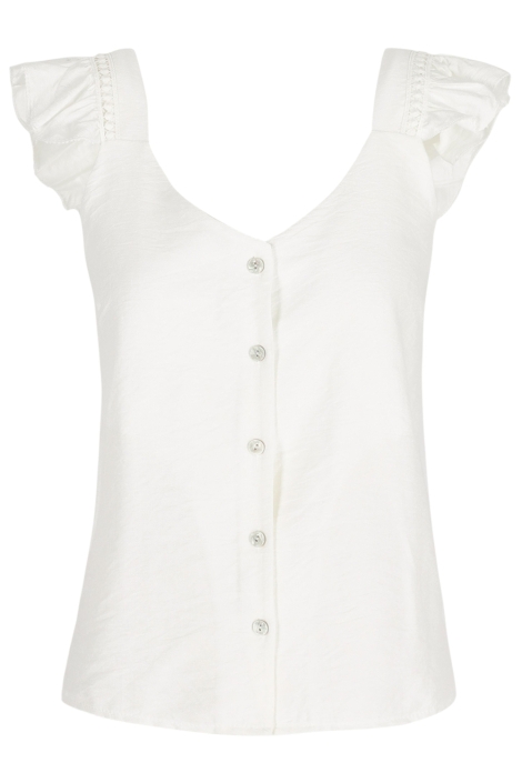 LolaLiza witte dames top | Vooraanzicht