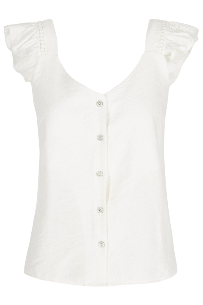LolaLiza witte dames top | Vooraanzicht