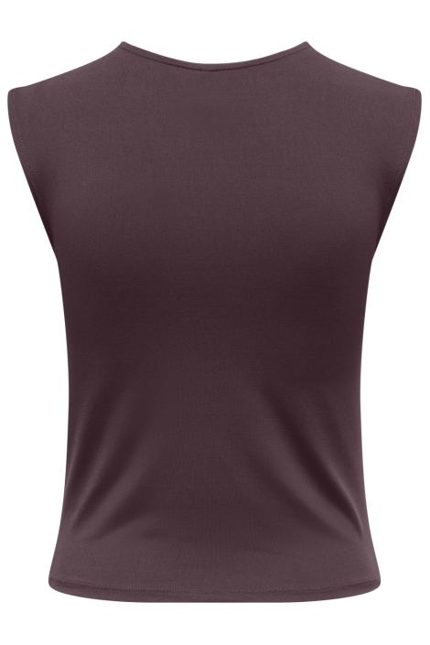 Only bordeaux dames top | Achteraanzicht
