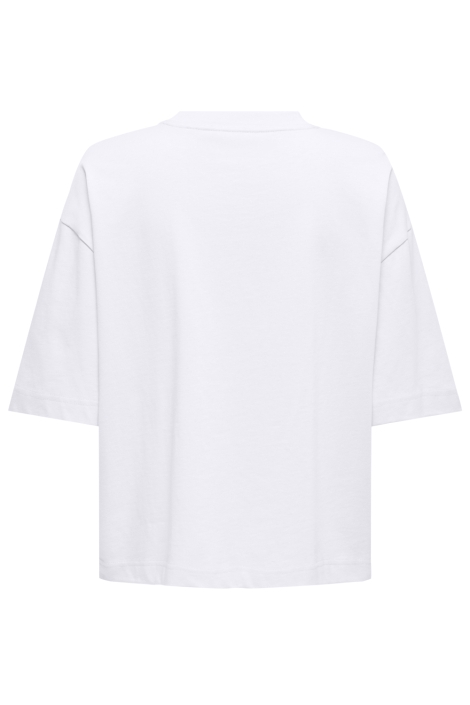 Only witte dames t-shirt | Achteraanzicht
