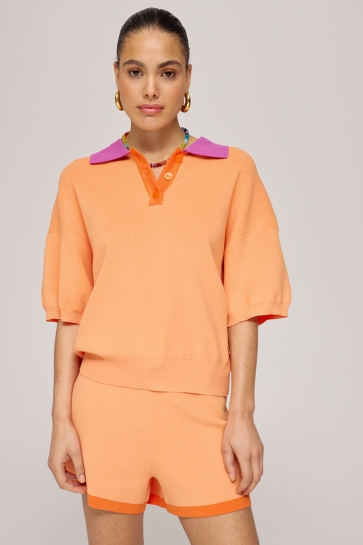 Harper & Yve T-shirt SANNY SS HS25P403 810 peach