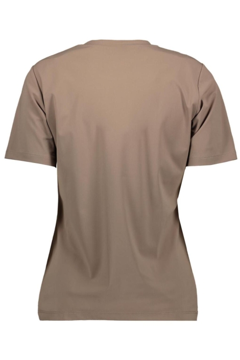 Zoso bruine dames t-shirt | Achteraanzicht