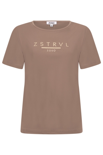 Zoso T-shirt FELICIA 254 0800 mocha