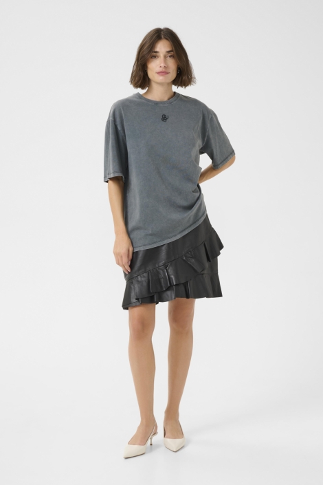 Culture grijze dames t-shirt | Model