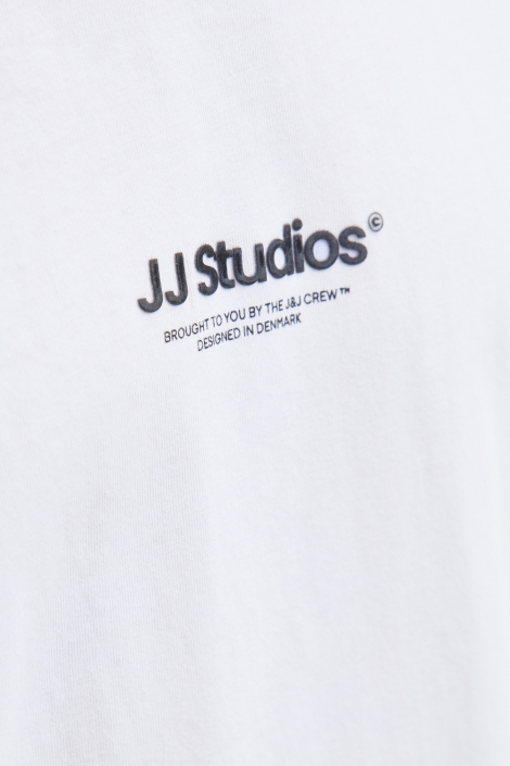 Jack & Jones witte heren t-shirt | Kleurstaal