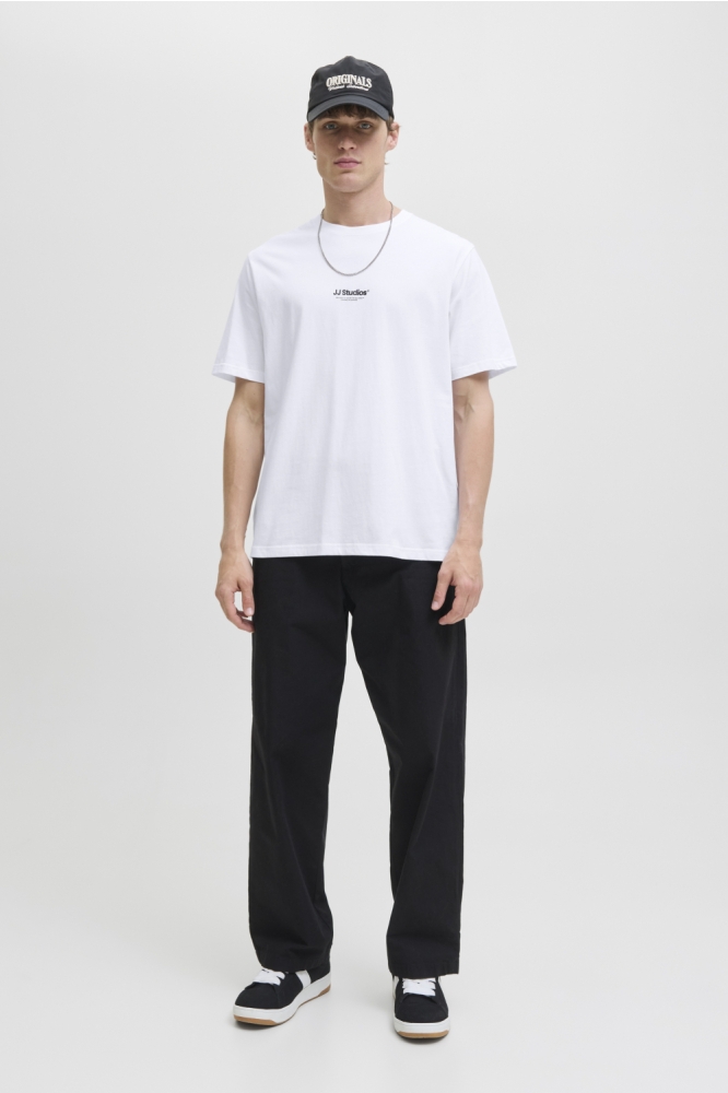 Jack & Jones witte heren t-shirt | Model