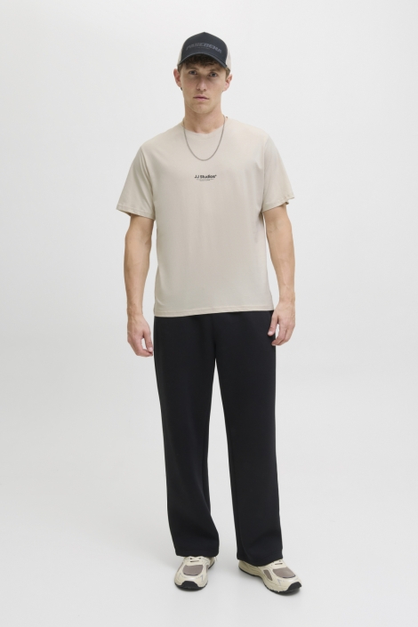 Jack & Jones beige heren t-shirt | Model