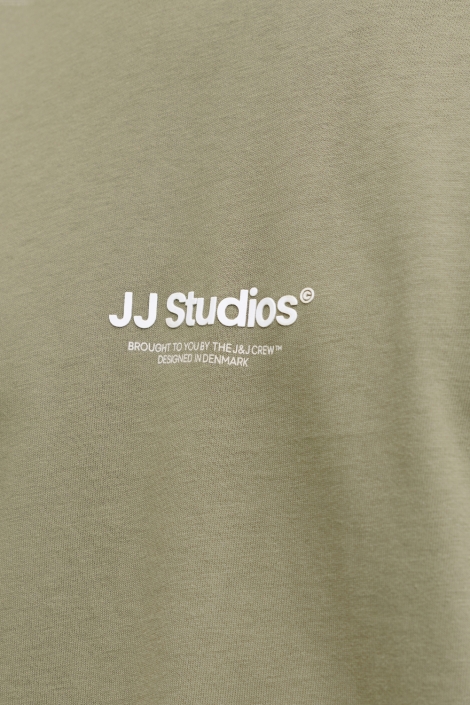 Jack & Jones groene heren t-shirt | Kleurstaal