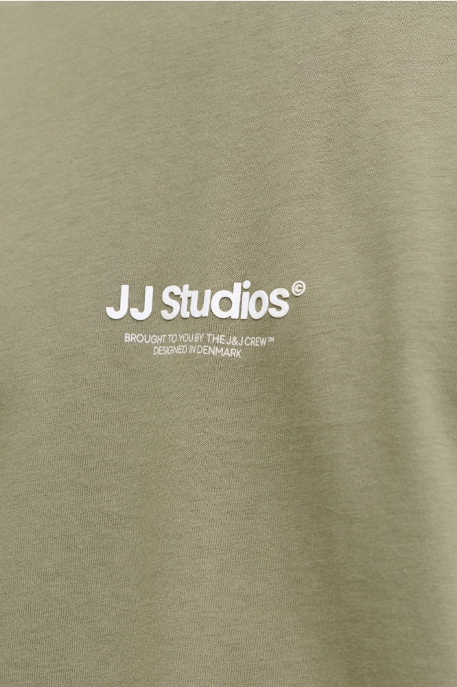 Jack & Jones groene heren t-shirt | Kleurstaal