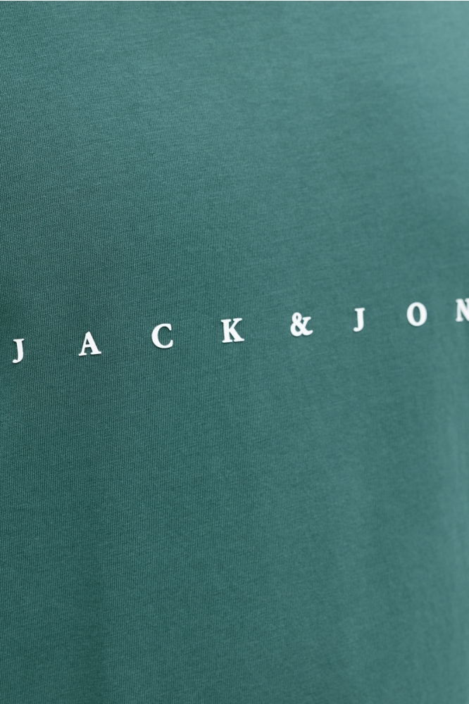 Jack & Jones groene heren t-shirt | Close up