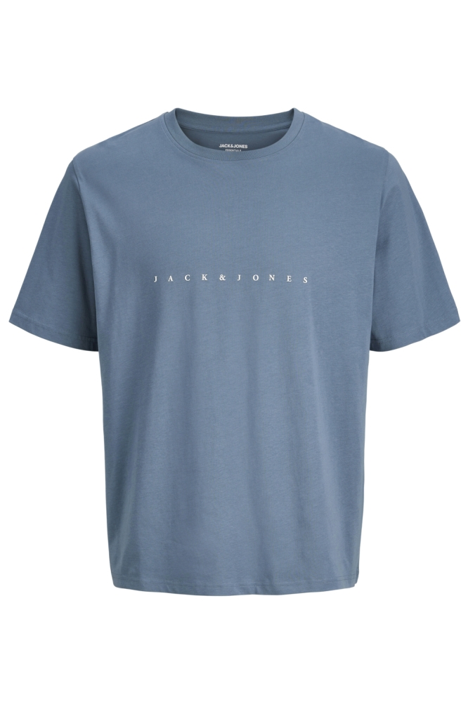 Jack & Jones blauwe heren t-shirt | Vooraanzicht