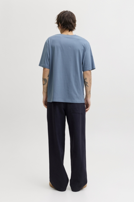 Jack & Jones blauwe heren t-shirt | Model