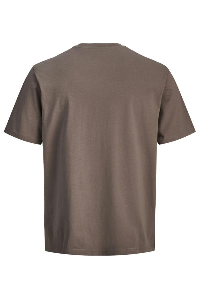 Jack & Jones camel heren t-shirt | Achteraanzicht