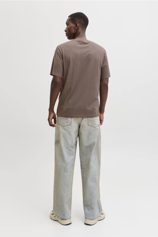 Jack & Jones camel heren t-shirt | Model