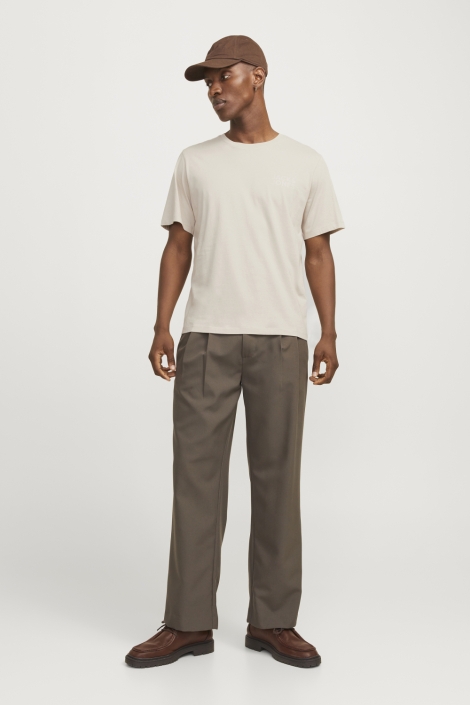 Jack & Jones beige heren t-shirt | Model