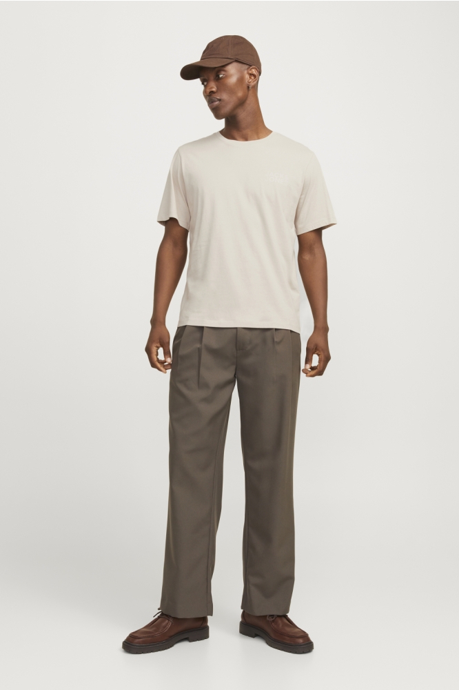 Jack & Jones beige heren t-shirt | Model