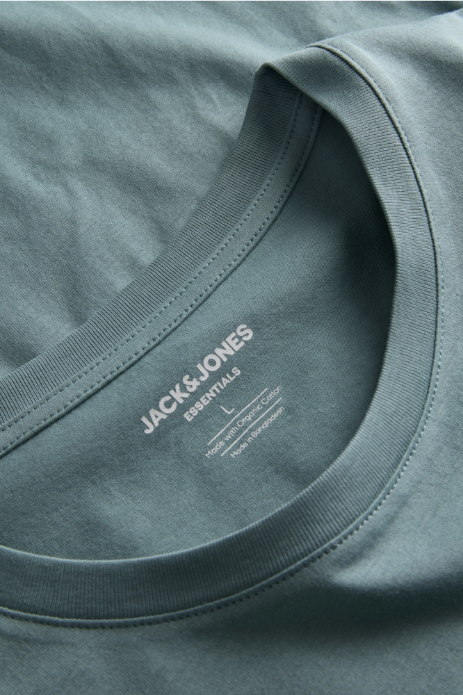 Jack & Jones groene heren t-shirt | Close up