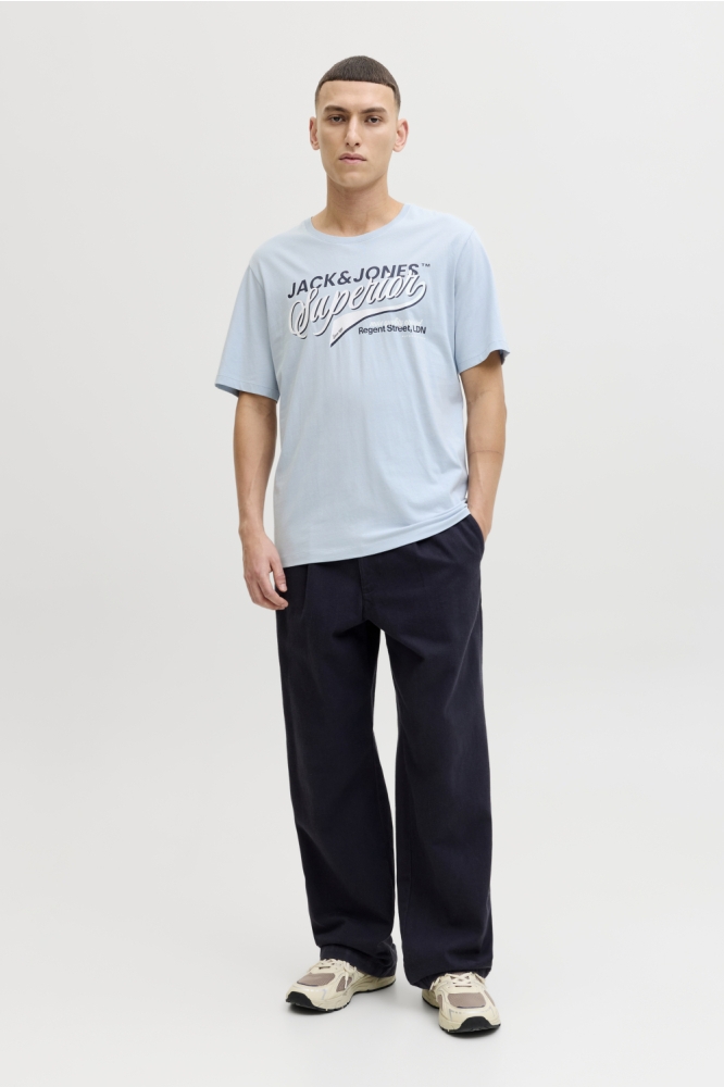 Jack & Jones blauwe heren t-shirt | Model