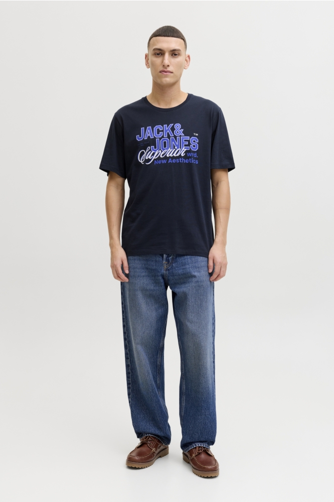 Jack & Jones blauwe heren t-shirt | Model