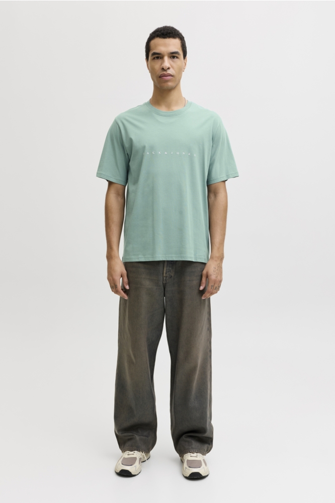 Jack & Jones groene heren t-shirt | Model