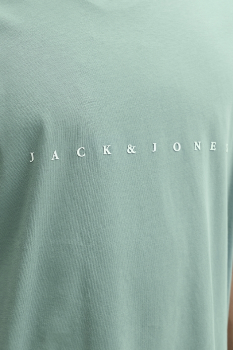 Jack & Jones groene heren t-shirt | Kleurstaal