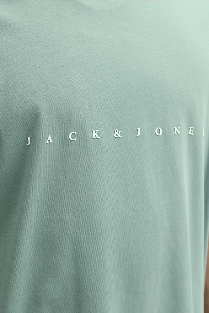 Jack & Jones groene heren t-shirt | Kleurstaal